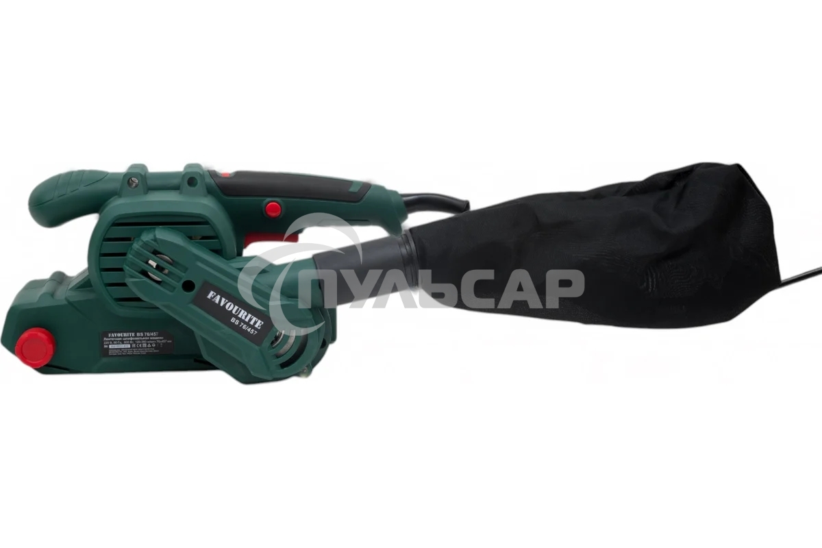 Машинка шлифовальная ленточная FAVOURITE BS 76/457 800Вт, 76*457мм, 120-380м/мин