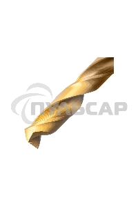 Набор сверл по металлу Denzel 1,5-6,5мм, Р6М5К8-TiN, Golden Tip, 13 шт 723006