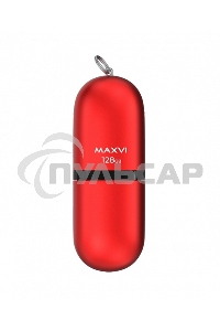 Флешка USB Maxvi SF red (FD128GbUSB20C10SF), 128Gb, USB 2.0, R/W 30/10, красный