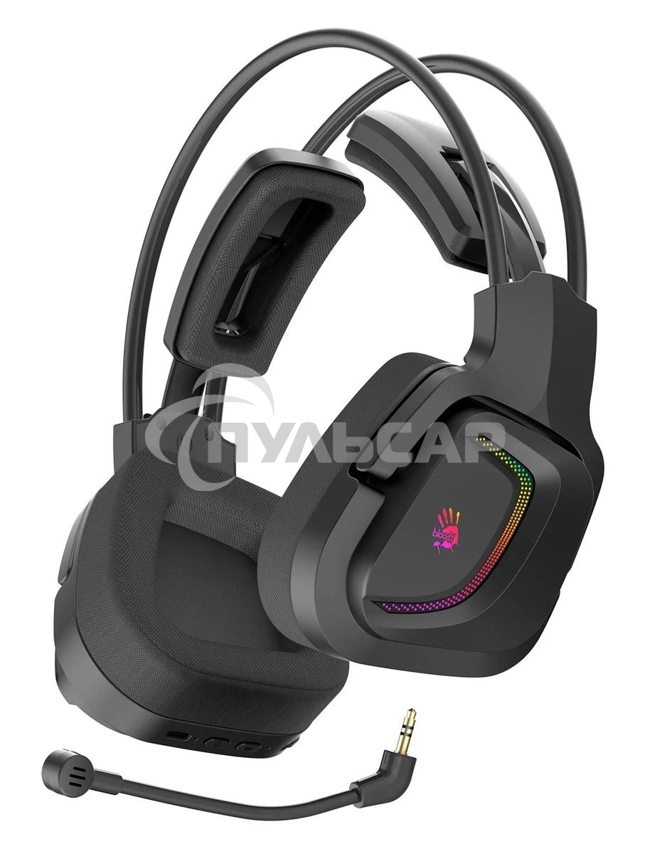 Наушники с микрофоном A4Tech Bloody MR575 черный BT оголовье (MR575)