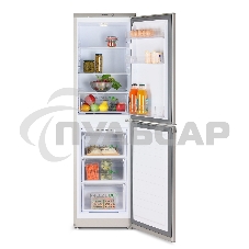 Холодильник Бирюса M420 металлик двухкамерный 125/80л морозилка снизу