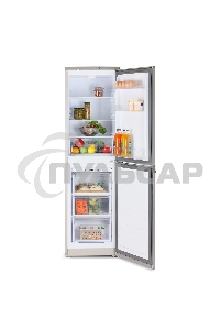 Холодильник Бирюса M420 металлик двухкамерный 125/80л морозилка снизу