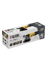 Машина шлифовальная угловая Denzel AGB125-1700, 1700 Вт, 125 мм, 3000-11000 об/мин