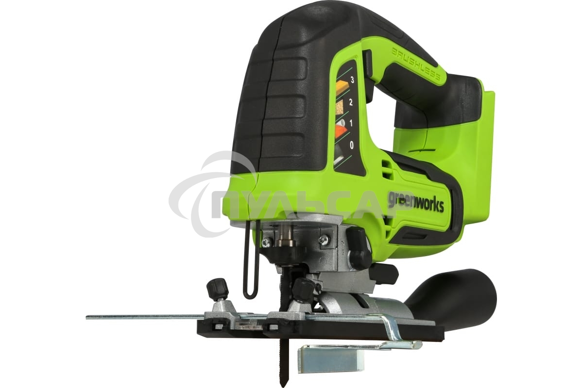 Лобзик аккумуляторный GreenWorks GD24JS, 24V, бесщеточный без АКБ и ЗУ