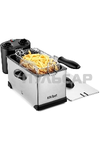 Фритюрница Kitfort КТ-4052 2000Вт серебристый/черный