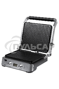 Гриль электрический BBK BEG2004 2000 Вт, черный/металлик