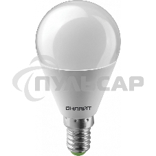 Лампа светодиодная ОНЛАЙТ 71643 OLL-G45-6-230-2.7K-E14 6Вт шар 2700К тепл. бел. E14 450лм 176-264В