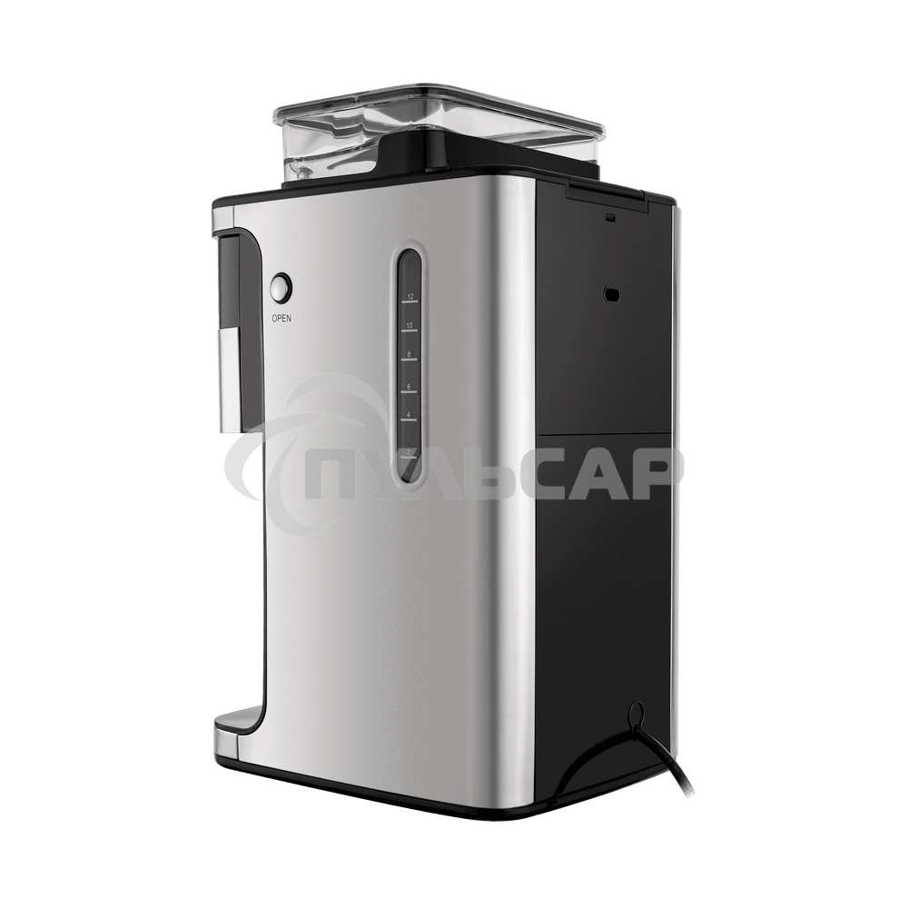 Кофеварка капельная Maunfeld MF-723S нержавеющая сталь, исп. кофе - зерновой/молотый, 1.5 л, 1050 Вт.