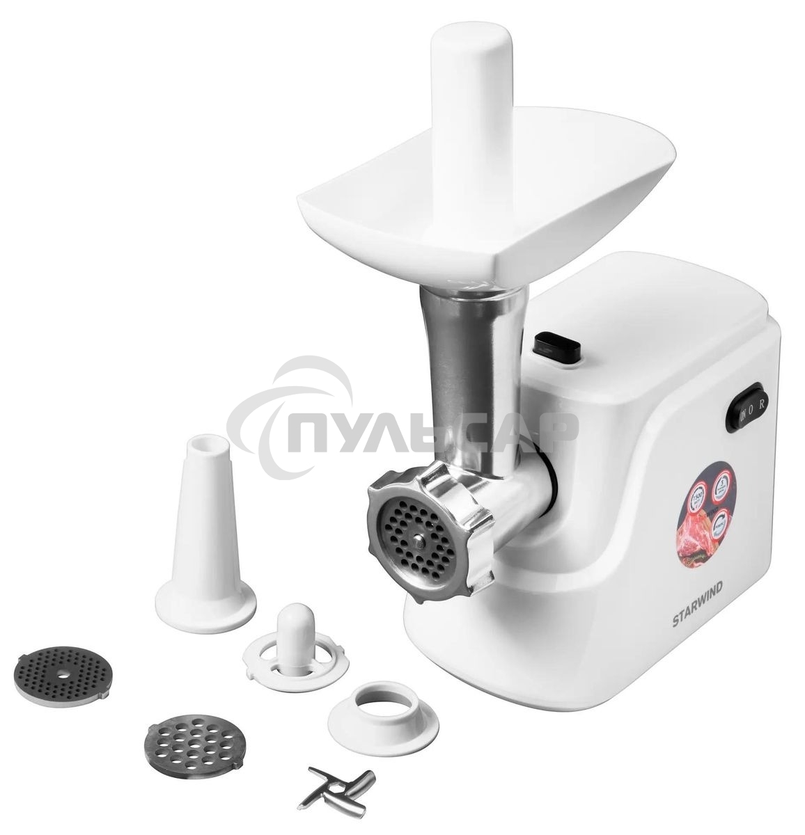 Мясорубка электрическая Starwind SMG3120 1500Вт белый