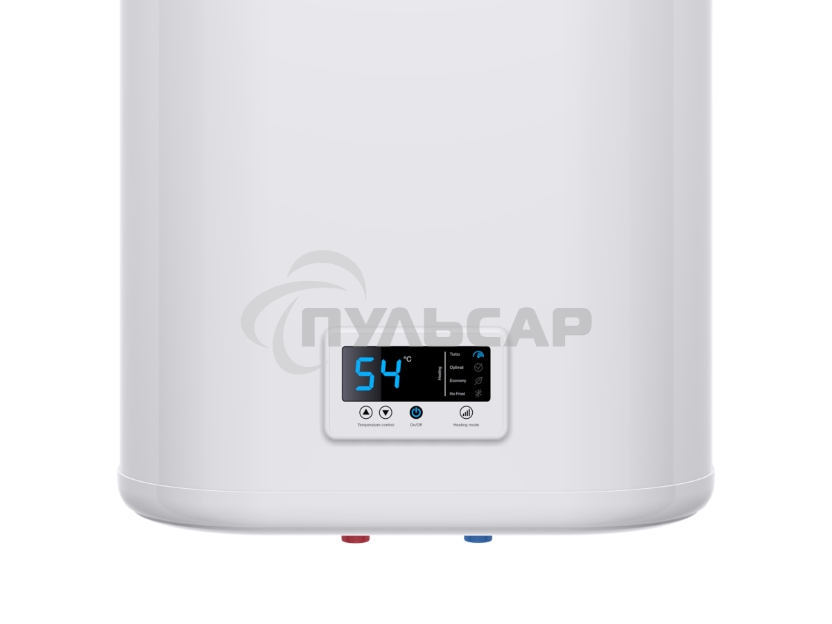 Водонагреватель Thermex Flat Plus IF 50V (PRO) накопительный электрический 50 л потребляемая мощность 2 кВт (220 В) электронное управление магниевый анод (2 шт.) вертикальный монтаж на стену с нижней подводкой (½') максимальная температура нагрева воды до