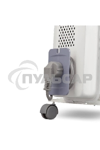 Обогреватель масляный Ballu CUBE BOH/CB-05W (5 секций), белый, 1000 Вт, 15 м2, механический термостат