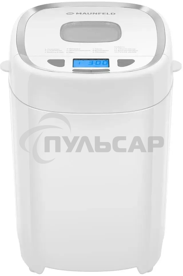 Хлебопечь Maunfeld MBM-900PW белый, 550 Вт, 13 программ