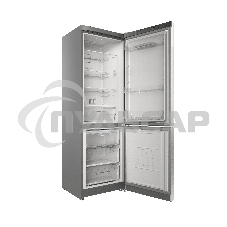 Холодильник Indesit ITS 5180 XB нержавеющая сталь двухкамерный 220/78л морозилка снизу, No Frost