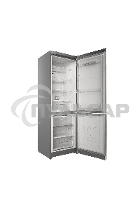 Холодильник Indesit ITS 5180 XB нержавеющая сталь двухкамерный 220/78л морозилка снизу, No Frost