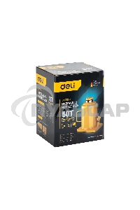 Домкрат бутылочный гидравлический Deli DQ71050 макс.грузоподъемность 50 т