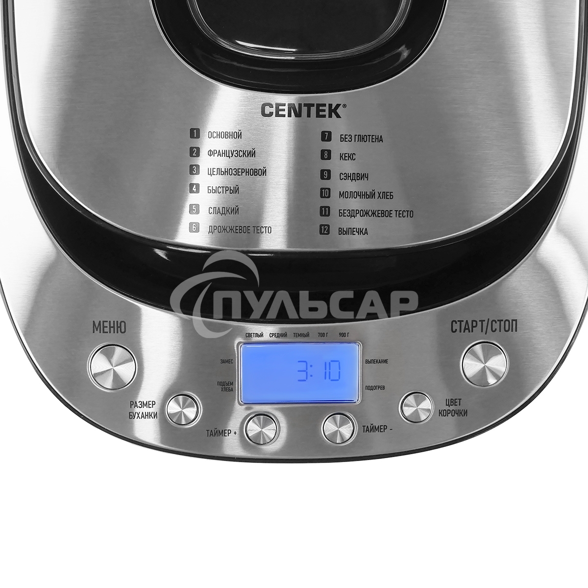 Хлебопечь Centek CT-1418 (сталь)