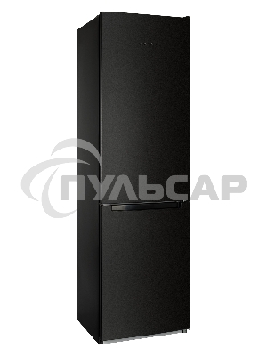 Холодильник Nordfrost NRB 154 B черный матовый двухкамерный 238/115 л морозилка снизу, капельная система