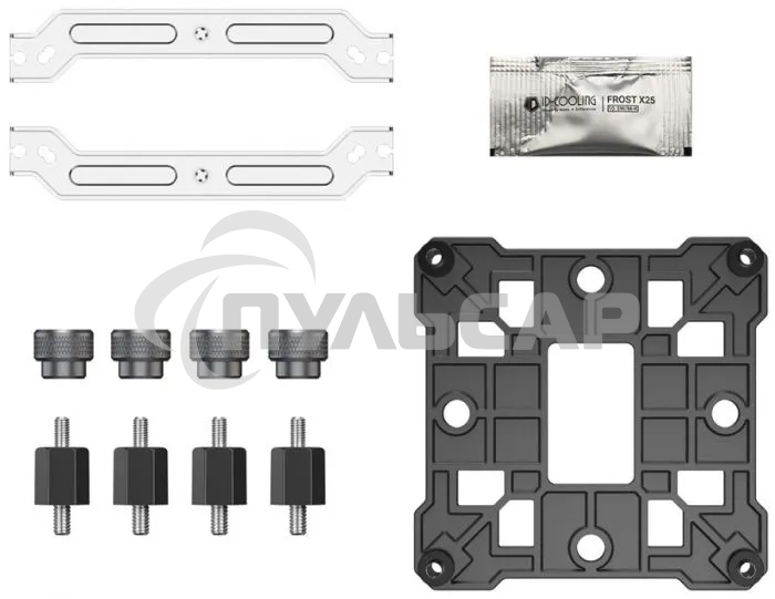 Кулер ID-Cooling SE-214-XT DF ARGB черный 120мм алюминий/медь 1500rpm 27db 4-pin 180W 150мм