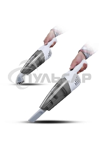 Пылесос вертикальный Deerma DX118C белый/серый, питание от сети, 140 Вт, уборка сухая, пылесборник 1.2 л