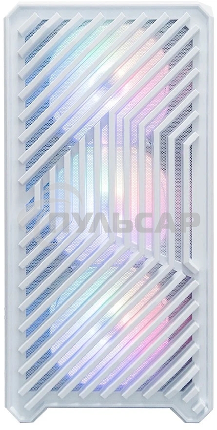 Компьютерный корпус 1STPLAYER TRILOBITE T5 ARGB белый / mATX / 4x120мм ARGB fans / T5-WH-4F7-W