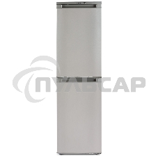 Холодильник Бирюса M420 металлик двухкамерный 125/80л морозилка снизу