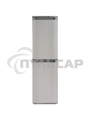 Холодильник Бирюса M420 металлик двухкамерный 125/80л морозилка снизу