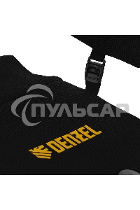 Перчатки универсальные Denzel 68094 двойные, работа с сенсорным экраном, вязаная манжета, размер 10