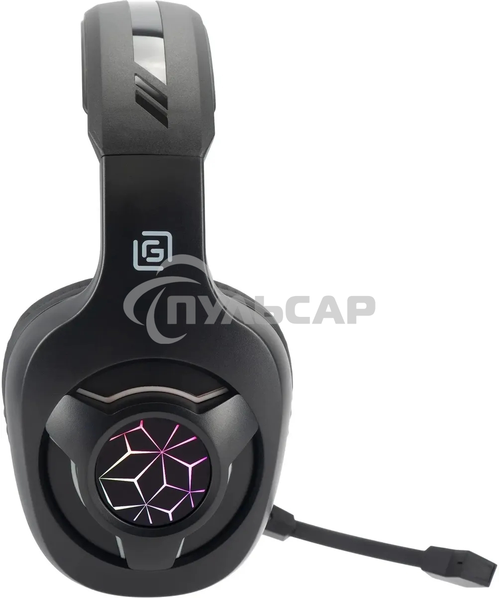 Наушники с микрофоном Оклик HS-L575G черный накладные BT оголовье (1895253)