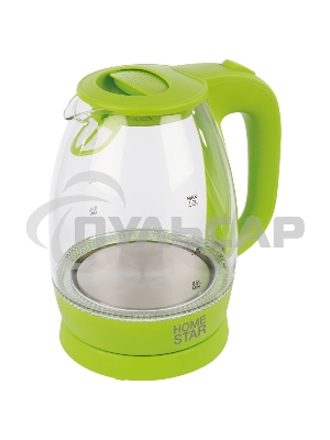 Чайник Homestar HS-1012 1,7 л, стекло, зеленый (003943)