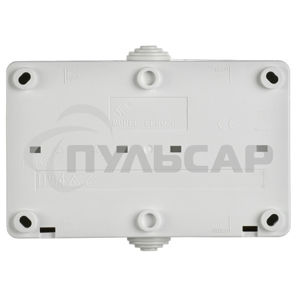 Розетка 2-я IEK ERS22-K01-16-54-DC ОП Форс РСб22-3-ФБ 16А IP54 с заземл. защ. шторки белый