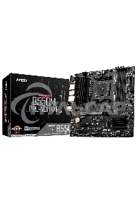 Материнская плата MSI B550M PRO-VDH WIFI, AM4, AMD B550, 4xDDR4, 4xSATA, 2xM.2, 1xPCIe 4.0 x16, 2xPCIe x1, 1xDisplayPort, 1xHDMI, 1xVGA, 1x 1Gb LAN, 2xUSB 2.0, 4xUSB 3.2 Gen 1, 3x3.5 мм, 7.1, mATX