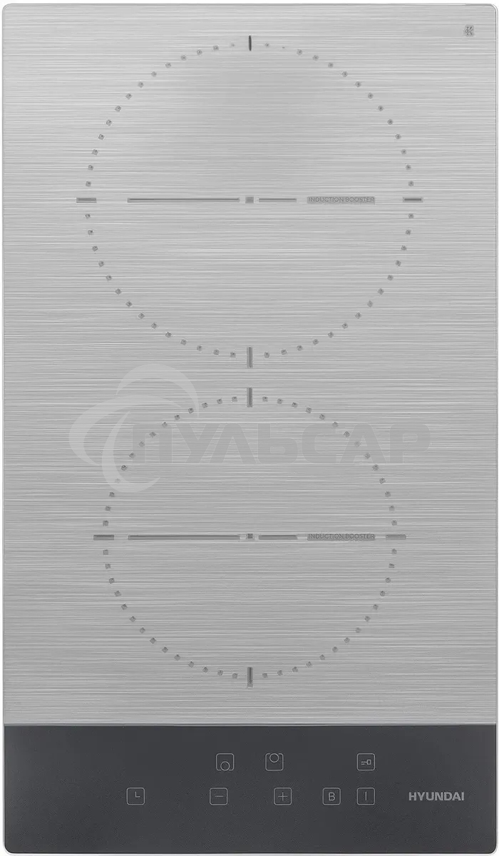 Индукционная варочная панель Hyundai HHI 3772 GR серебристый