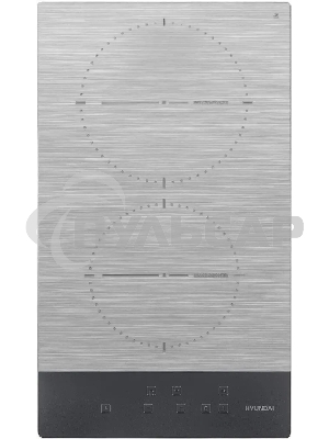 Индукционная варочная панель Hyundai HHI 3772 GR серебристый