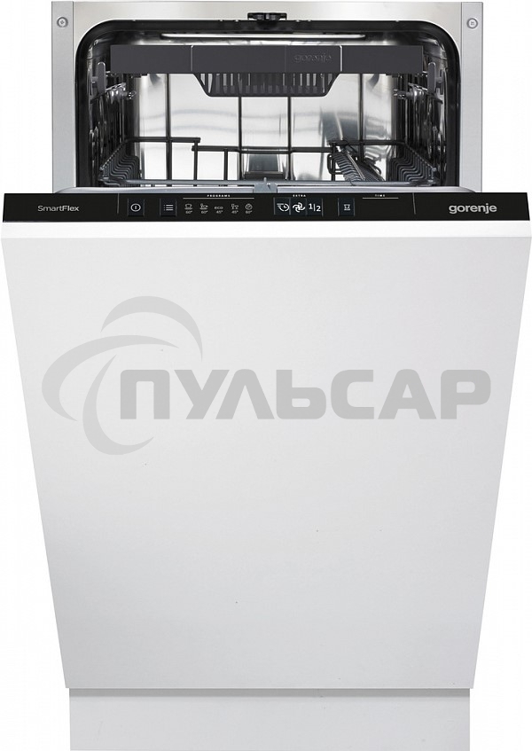 Встраиваемая посудомоечная машина Gorenje GV563E11 белый, 44.8 см, 10 компл., 47 дБ, класс A++