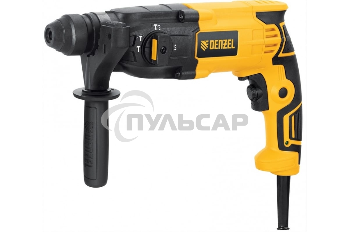 Перфоратор электрический Denzel RH-650-18 SDS-plus 650 Вт 20 Дж 3 плюс 1 реж 26603