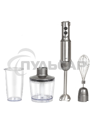 Блендер погружной JVC JK-HB5021 1200 ватт, регулировка скорости, режим ТУРБО, светодиодная подсветка