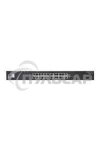 Коммутатор ECS4620-28T Edge-corE 24 x GE + 2 x 10G SFP+ ports + 1 x expansion slot (for dual 10G SFP+ ports) L3 Stackable Switch, w/ 1 x RJ45 console port, 1 x USB type A storage port, RPU connector, fan-less design, Stack up to 4 units