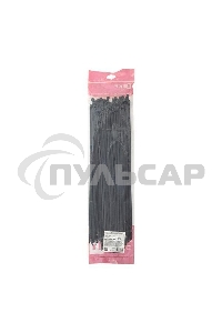 Хомут EKF PROxima P6.6 стандартный (ч), 4.8x450 (100шт) FlexLock