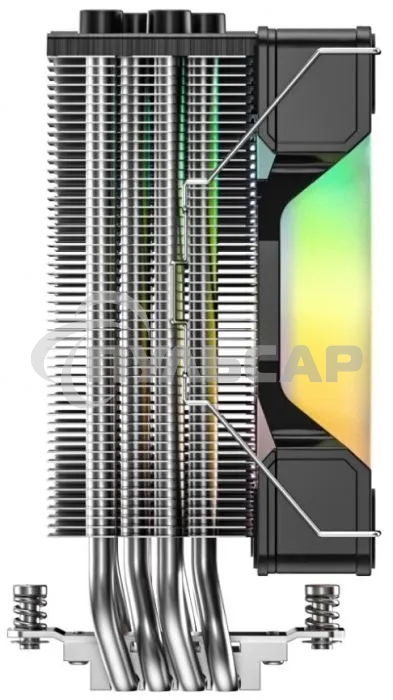 Кулер ID-Cooling SE-214-XT DF ARGB черный 120мм алюминий/медь 1500rpm 27db 4-pin 180W 150мм