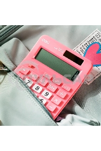 Калькулятор настольный Deli EM210FPINK розовый 12-разр.
