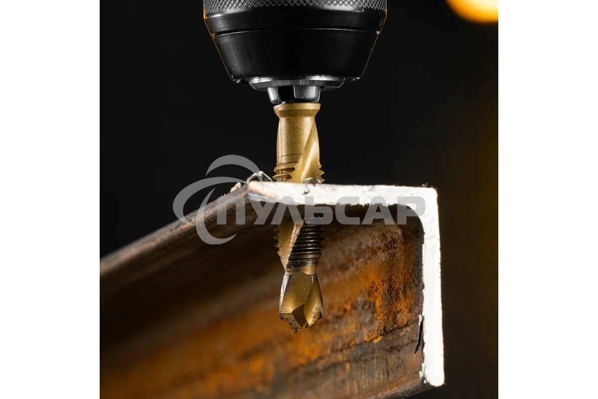 Набор сверл-метчиков Denzel М4-М12, Р6М5