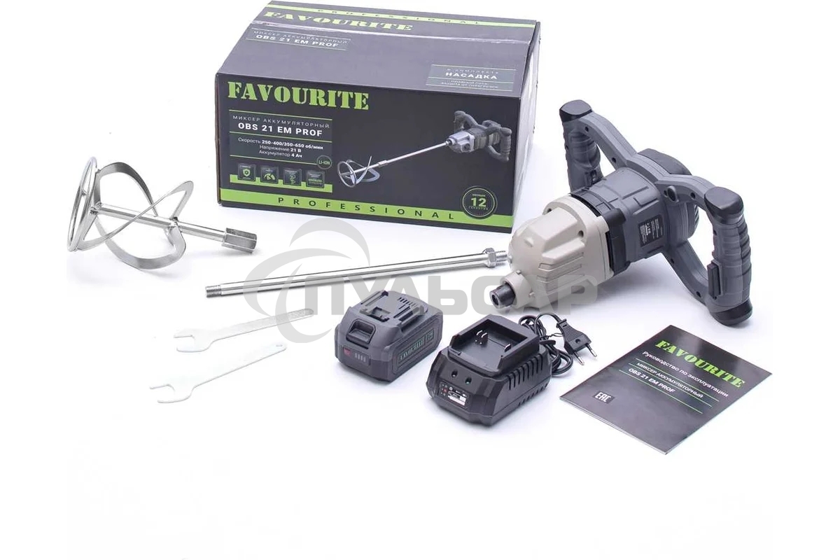 Аккумуляторный миксер FAVOURITE OBS 21 EM PROF