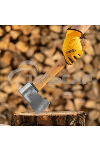 Топор кованый Denzel 1130 г, американский тип, буковая рукоятка, 430 мм, EFP