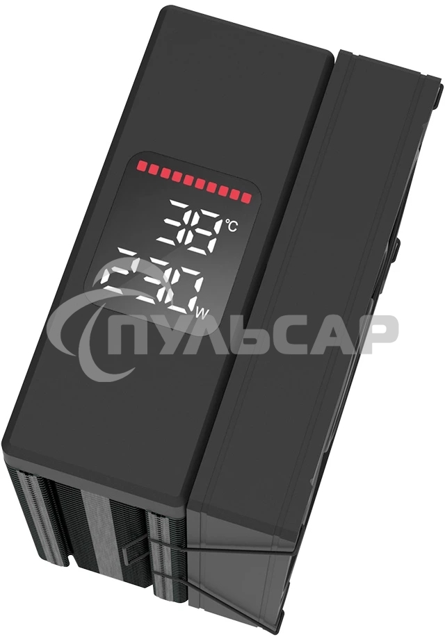 Кулер для процессора ZALMAN CNPS9X ECO DS, 120мм FAN, 4 HEAT PIPES, 4-PIN PWM, 600-2100 RPM, 31.4 DBA MAX, HYDRO BEARING, ARGB TOP COVER, LIVE CPU TEMPERATURE DISPLAY, FULL SOCKET SUPPORT