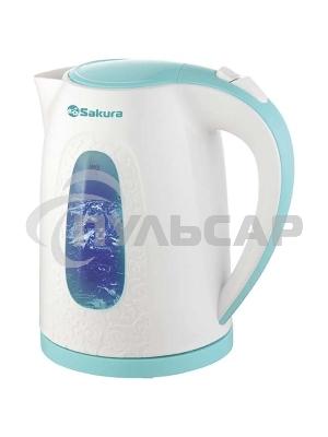 Чайник электрический Sakura SA-2345WBL (2.0) бел/мор волна д
