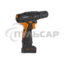 Дрель-шуруповерт Вихрь ДА-24Л-2К/Б 72/14/24, Аккумуляторная, 24В, 2 АКБ, Кейс