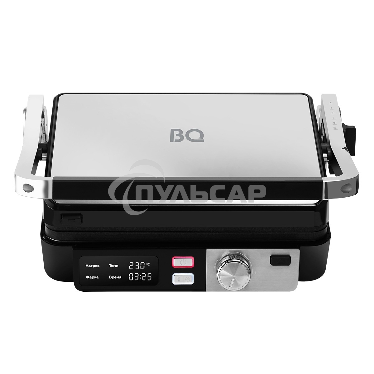 Электрический гриль BQ GR3009 черный/стальной