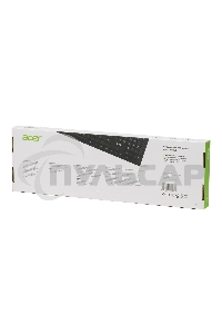 Клавиатура проводная Acer OKW122, USB, черный