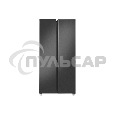 Холодильник Maunfeld MFF177NFSE нержавеющая сталь двухкамерный 263/170л морозилка сбоку, No Frost, Side by Side