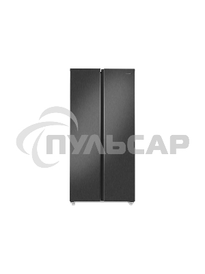 Холодильник Maunfeld MFF177NFSE нержавеющая сталь двухкамерный 263/170л морозилка сбоку, No Frost, Side by Side